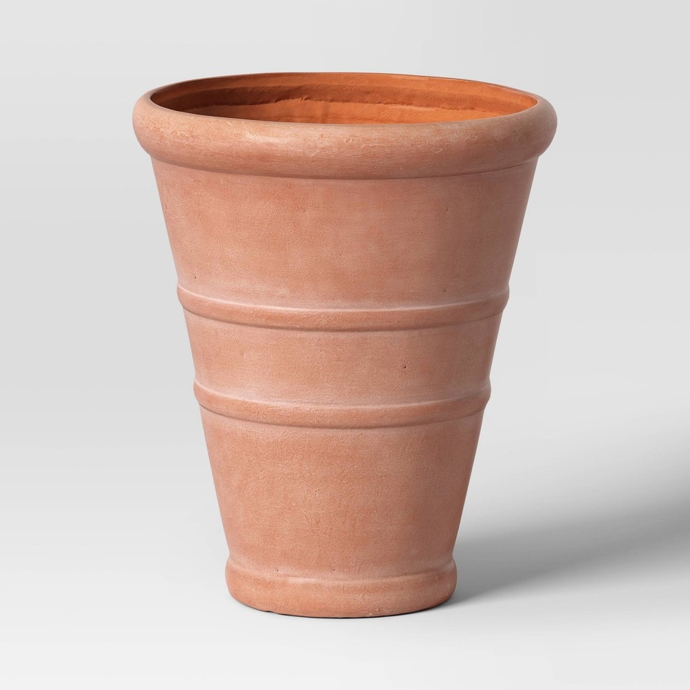 14"‎ Composite Planter Pot Terracotta Pink - Threshold, Target